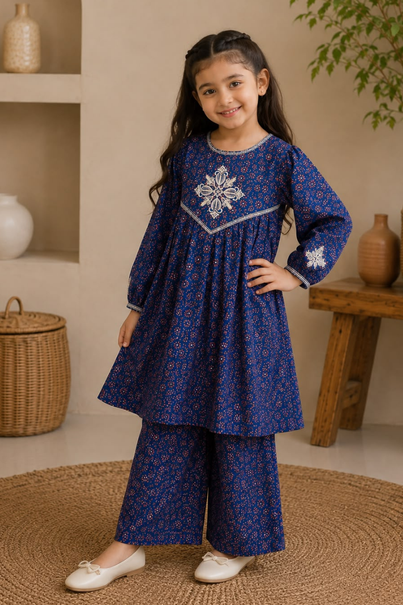 Blue Gardenia Co-Ord Set
