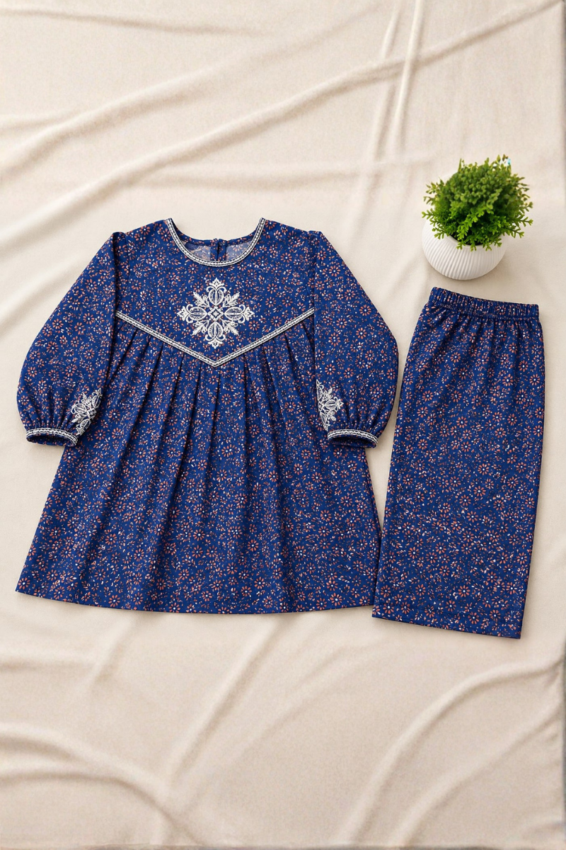 Blue Gardenia Co-Ord Set