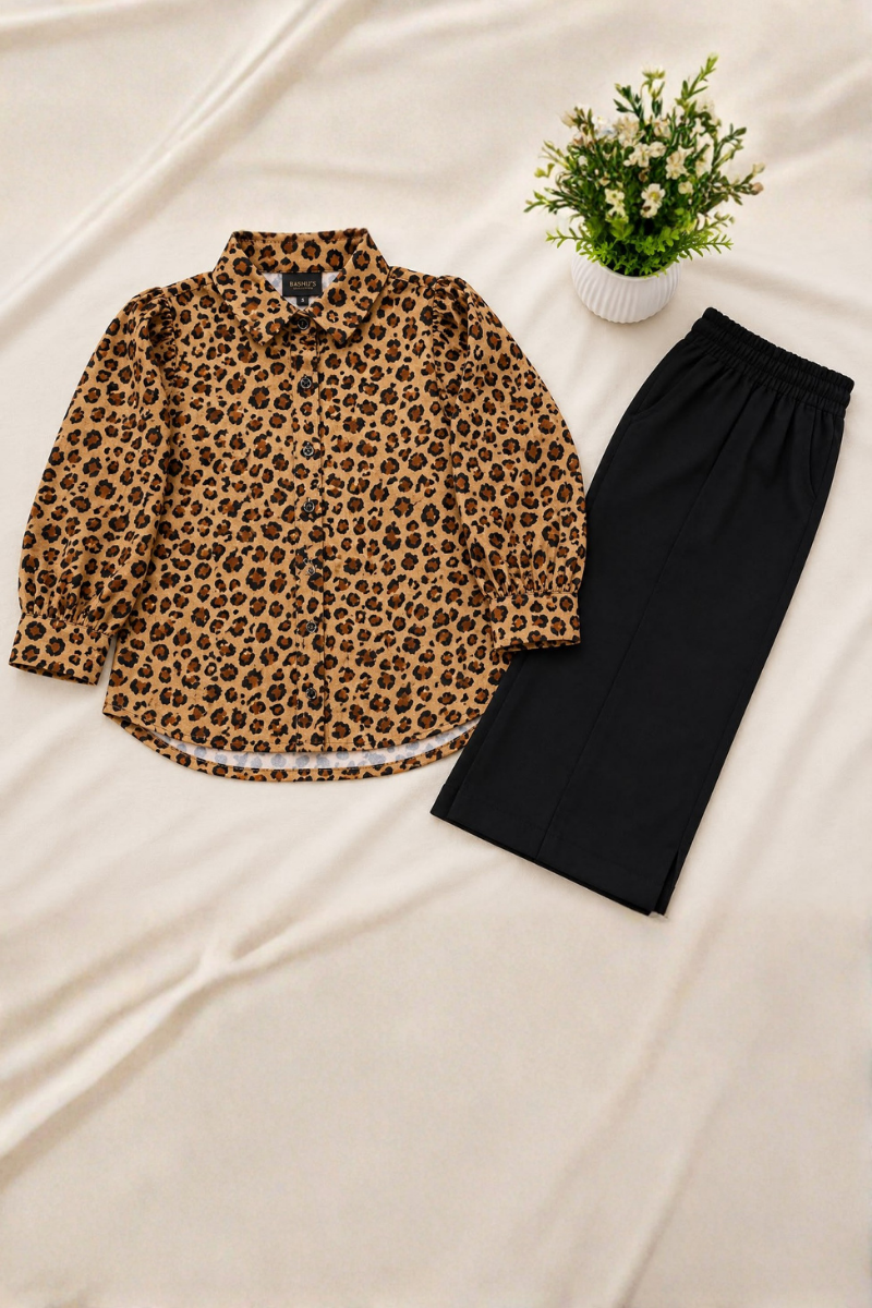 Leopard Luxe Co-Ord Set Brown